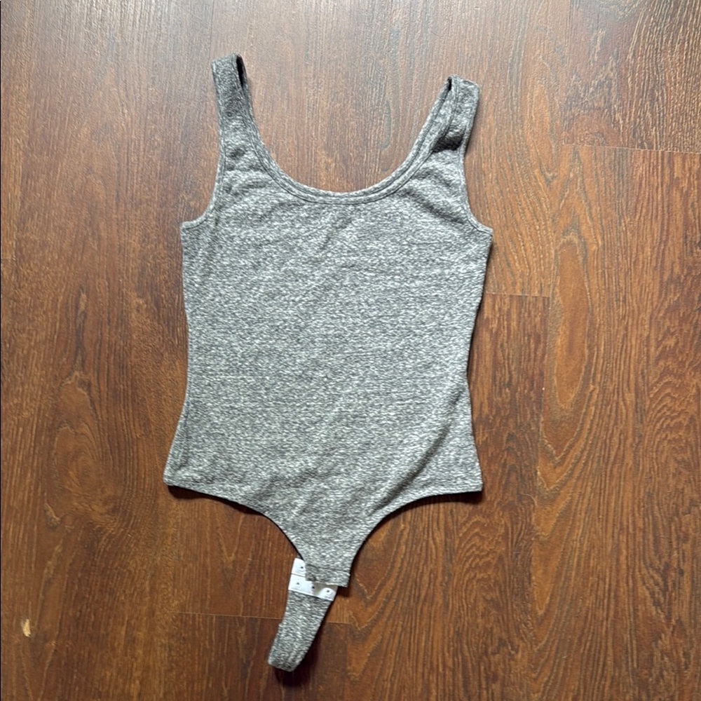 Madewell Gray Bodysuit
